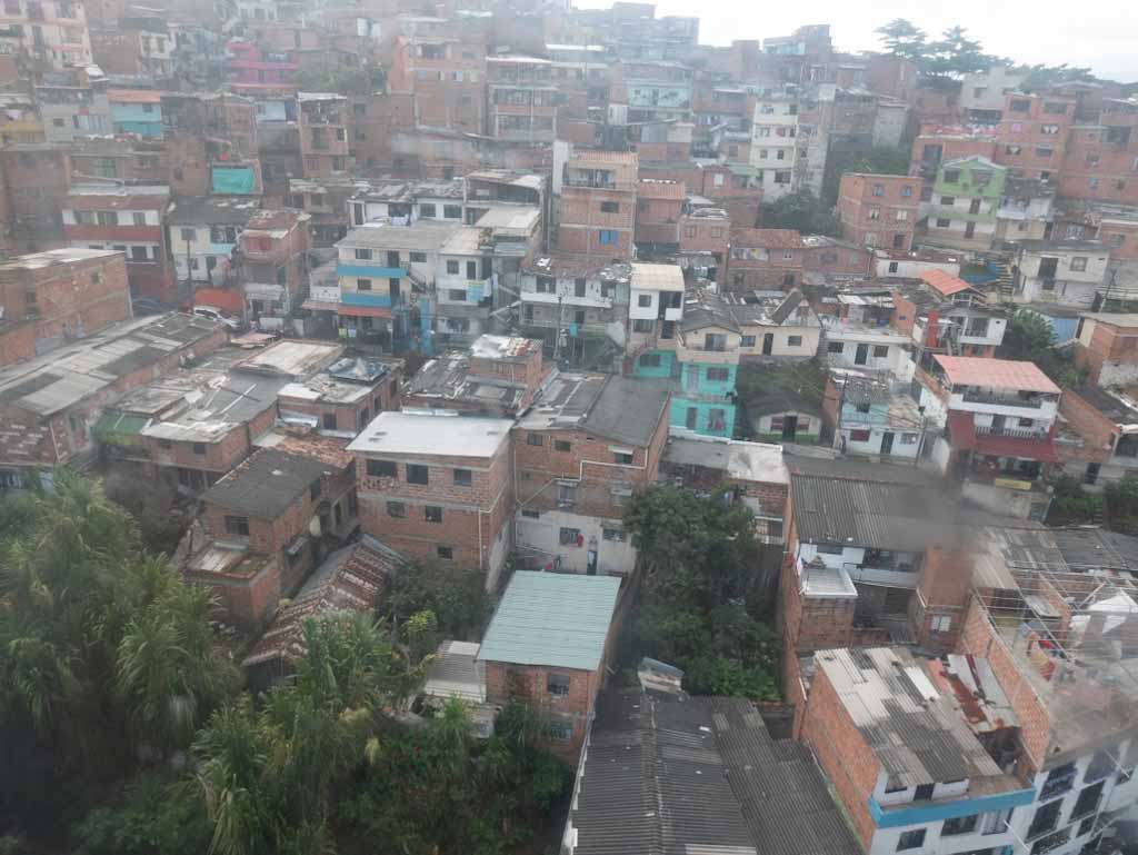 Santo Domingo district from a cable car